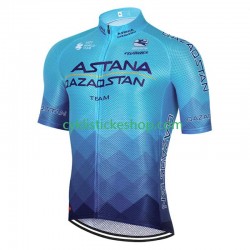 Cyklistický Dres s Krátkým Rukávem Astana Qazaqstan 2023 Pánské