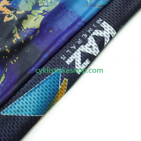 Cyklistický Dres s Krátkým Rukávem Astana Qazaqstan 2024 Pánské