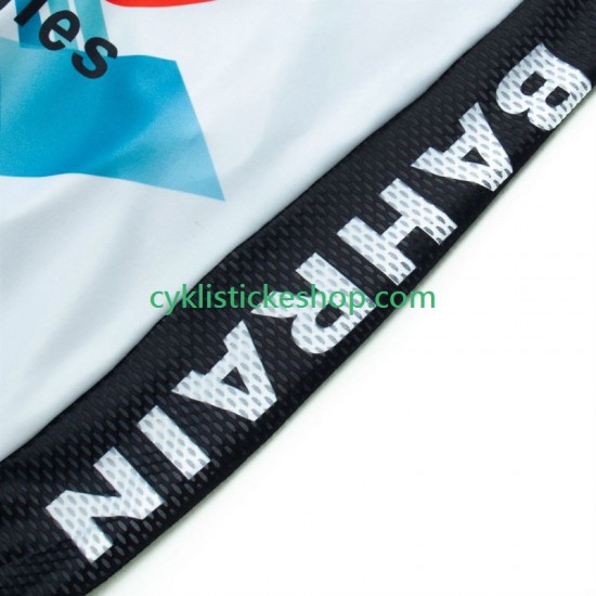 Cyklistický Dres s Krátkým Rukávem Bahrain Victorious 2024 Pánské