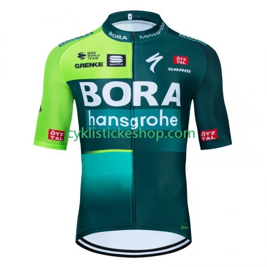 Cyklistický Dres s Krátkým Rukávem Bora Hansgrohe 2024 Pánské N001