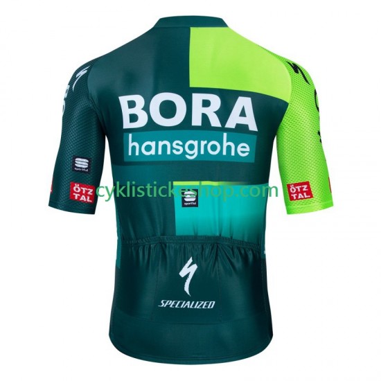 Cyklistický Dres s Krátkým Rukávem Bora Hansgrohe 2024 Pánské N001