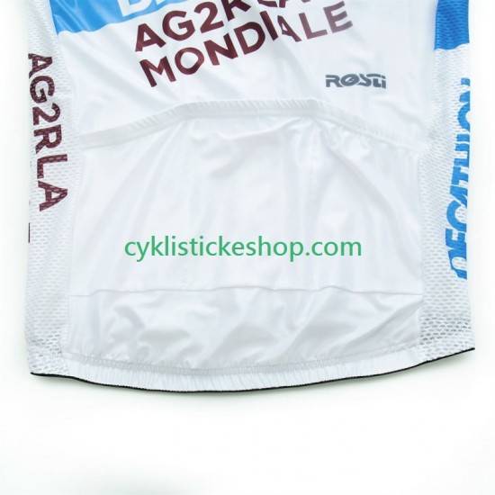 Cyklistický Dres s Krátkým Rukávem Decathlon Ag2R 2024 Pánské