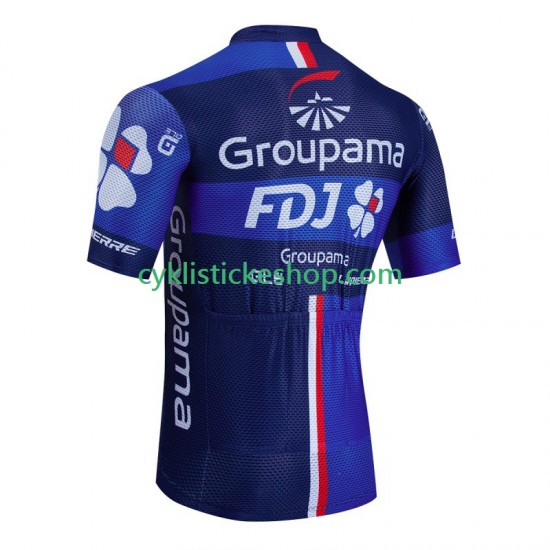 Cyklistický Dres s Krátkým Rukávem Fdj Groupama 2023 Pánské