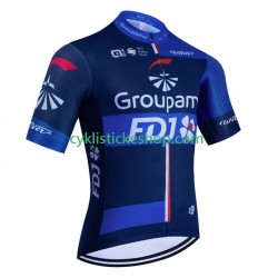 Cyklistický Dres s Krátkým Rukávem Fdj Groupama 2024 Pánské