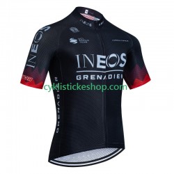 Cyklistický Dres s Krátkým Rukávem Ineos Grenadier 2023 Pánské N002
