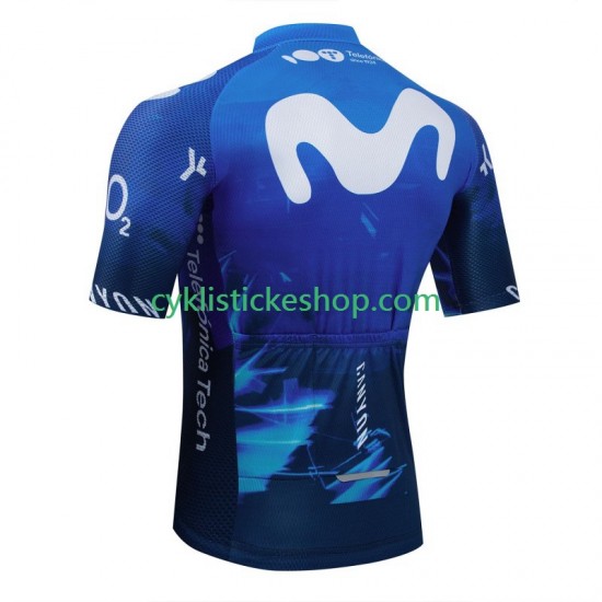 Cyklistický Dres s Krátkým Rukávem Movistar 2024 Pánské