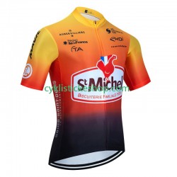 Cyklistický Dres s Krátkým Rukávem Saint Michel Auber 93 2023 Pánské