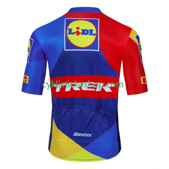 Cyklistický Dres s Krátkým Rukávem Trek Lidl 2024 Pánské