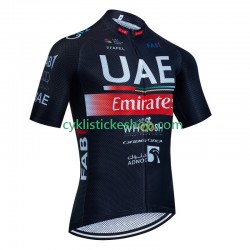 Cyklistický Dres s Krátkým Rukávem Uae Emirates 2023 Pánské N001