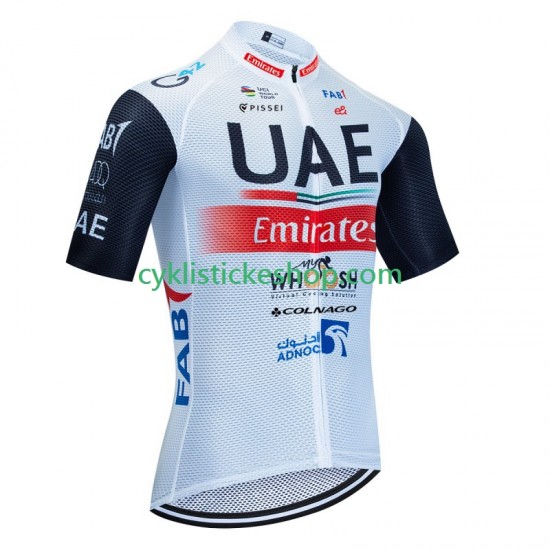 Cyklistický Dres s Krátkým Rukávem Uae Emirates 2023 Pánské
