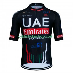 Cyklistický Dres s Krátkým Rukávem Uae Emirates 2024 Pánské N001
