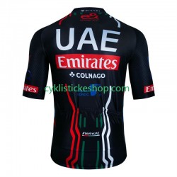 Cyklistický Dres s Krátkým Rukávem Uae Emirates 2024 Pánské N001