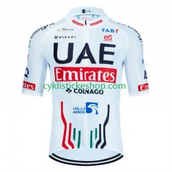 Cyklistický Dres s Krátkým Rukávem Uae Emirates 2024 Pánské