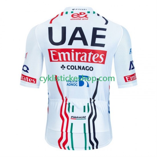 Cyklistický Dres s Krátkým Rukávem Uae Emirates 2024 Pánské