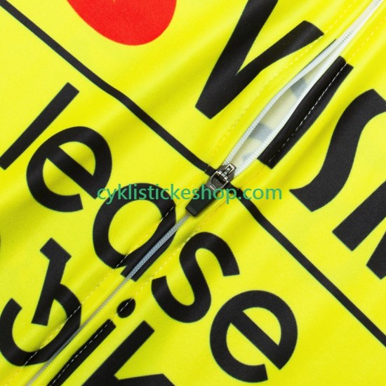 Cyklistický Dres s Krátkým Rukávem Visma Lease A Bike 2024 Pánské