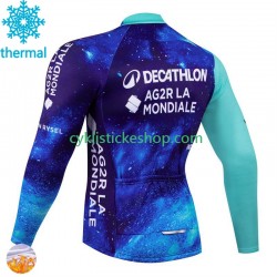 Thermo Cyklistický Dres Decathlon Ag2R 2024 Pánské N001