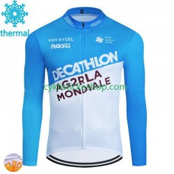 Thermo Cyklistický Dres Decathlon Ag2R 2024 Pánské