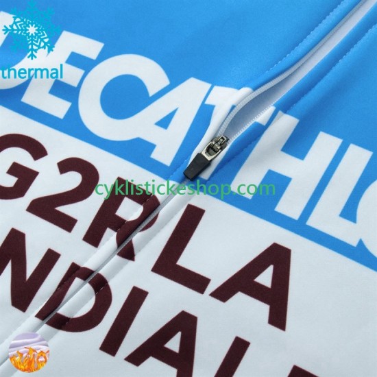 Thermo Cyklistický Dres Decathlon Ag2R 2024 Pánské