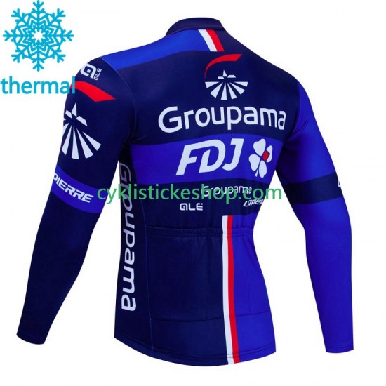 Thermo Cyklistický Dres Fdj Groupama 2023 Pánské