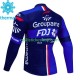 Thermo Cyklistický Dres Fdj Groupama 2023 Pánské