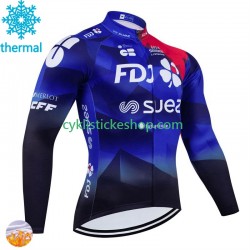 Thermo Cyklistický Dres Fdj Suez 2024 Pánské