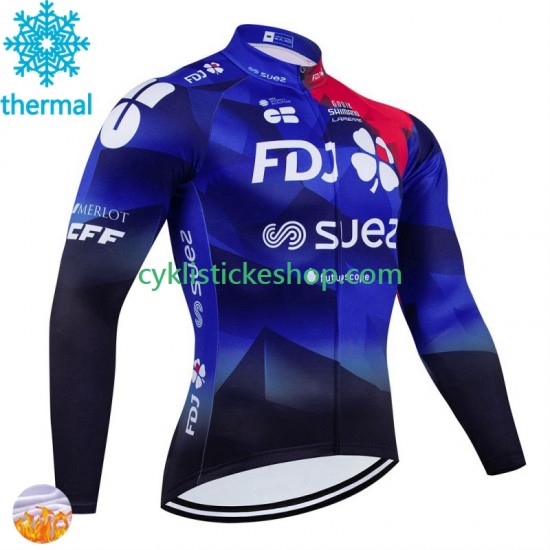 Thermo Cyklistický Dres Fdj Suez 2024 Pánské