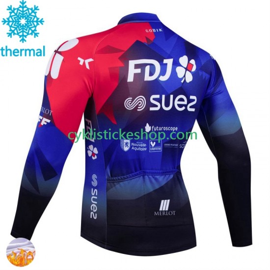 Thermo Cyklistický Dres Fdj Suez 2024 Pánské