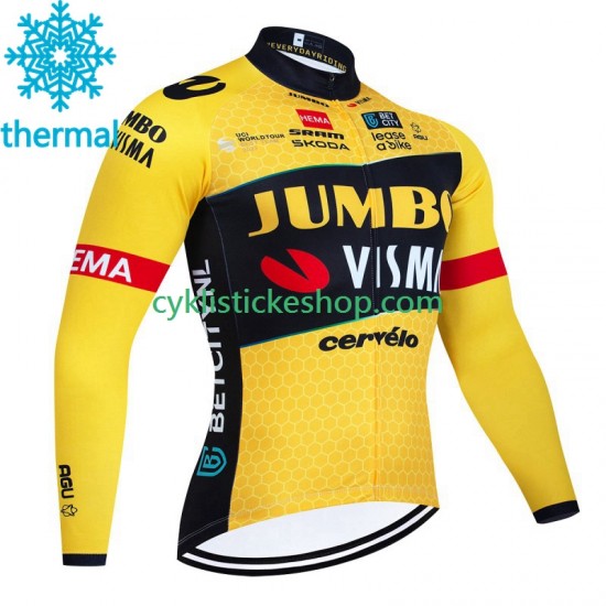 Thermo Cyklistický Dres Jumbo Visma 2023 Pánské