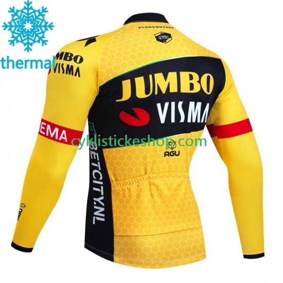Thermo Cyklistický Dres Jumbo Visma 2023 Pánské