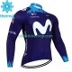 Thermo Cyklistický Dres Movistar 2023 Pánské