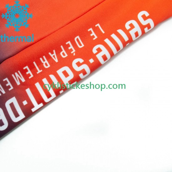 Thermo Cyklistický Dres Saint Michel Auber 93 2023 Pánské