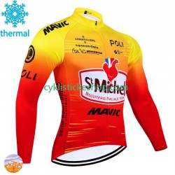 Thermo Cyklistický Dres St Michel Auber 93 Mavic 2024 Pánské