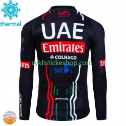 Thermo Cyklistický Dres Uae Emirates 2024 Pánské N001