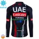 Thermo Cyklistický Dres Uae Emirates 2024 Pánské N001
