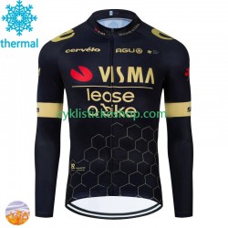 Thermo Cyklistický Dres Visma Lease A Bike 2024 Pánské N001
