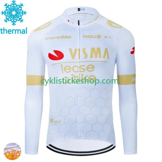 Thermo Cyklistický Dres Visma Lease A Bike 2024 Pánské N002
