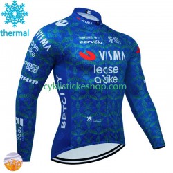 Thermo Cyklistický Dres Visma Lease A Bike Tdf 2024 Pánské