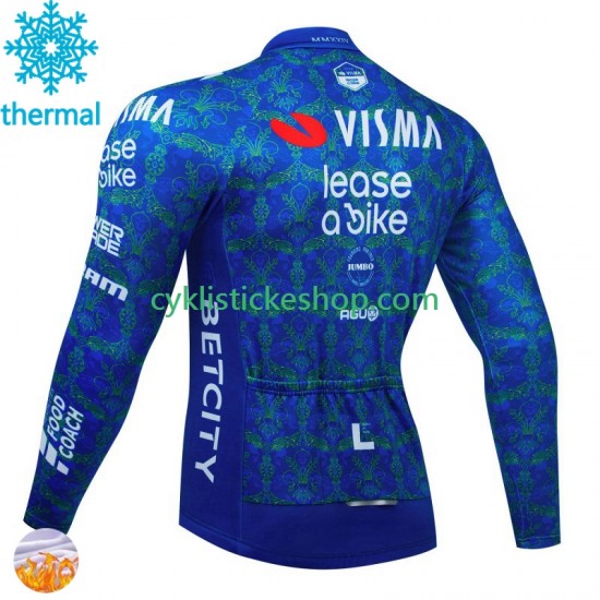 Thermo Cyklistický Dres Visma Lease A Bike Tdf 2024 Pánské