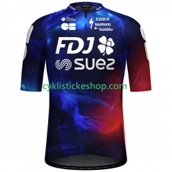 Cyklistický Dres s Krátkým Rukávem FDJ SUEZ 2025 Dámská