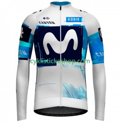 Cyklistický Dres s Dlouhými Rukávy Movistar Team 2025 Pánské N001