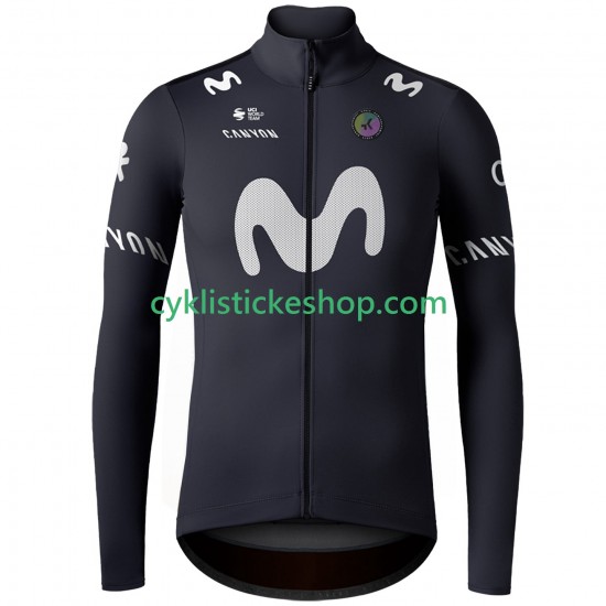 Cyklistický Dres s Dlouhými Rukávy Movistar Team 2025 Pánské
