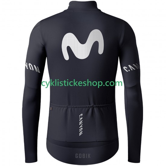 Cyklistický Dres s Dlouhými Rukávy Movistar Team 2025 Pánské