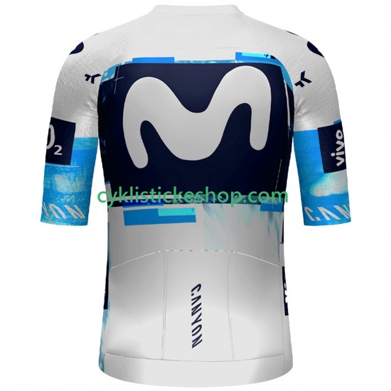 Cyklistický Dres s Krátkým Rukávem Movistar Team 2025 Pánské N002