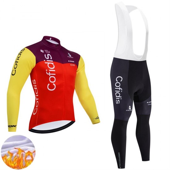 Cyklistický Bib Thermo Set Team Cofidis 2025 Pánské