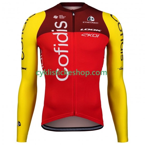 Cyklistický Dres s Dlouhými Rukávy Team Cofidis 2025 Pánské