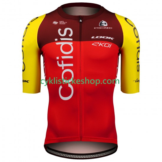 Cyklistický Dres s Krátkým Rukávem Team Cofidis 2025 Pánské