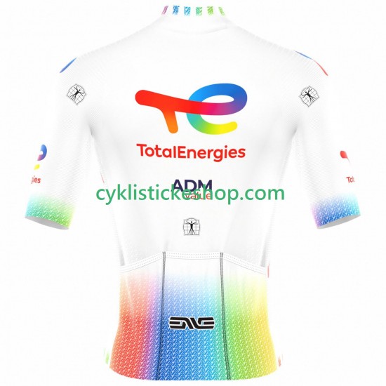 Cyklistický Dres s Krátkým Rukávem Team TotalEnergies 2025 Pánské