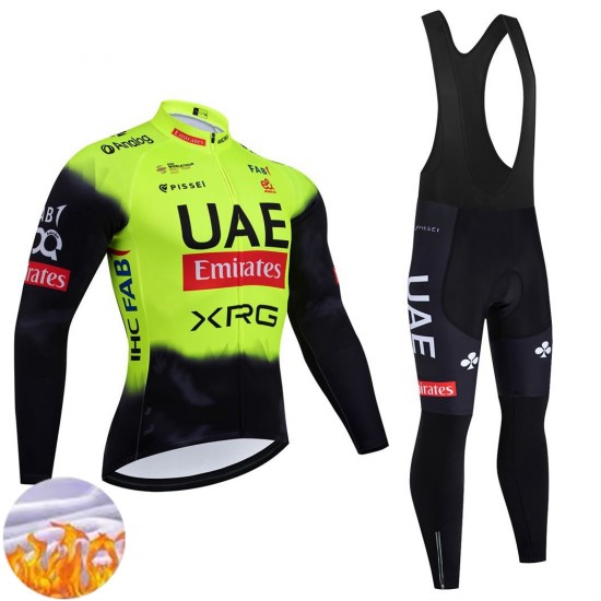 Cyklistický Bib Thermo Set UAE Team Emirates XRG 2025 Pánské