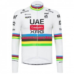 Cyklistický Dres s Dlouhými Rukávy UAE Team Emirates XRG 2025 Pánské