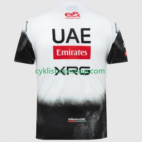 Cyklistický Dres s Krátkým Rukávem UAE Team Emirates XRG 2025 Pánské N001